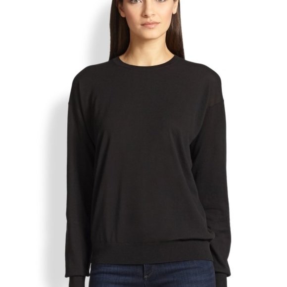 Theory Tops - NWT THEORY black cotton knit (S)